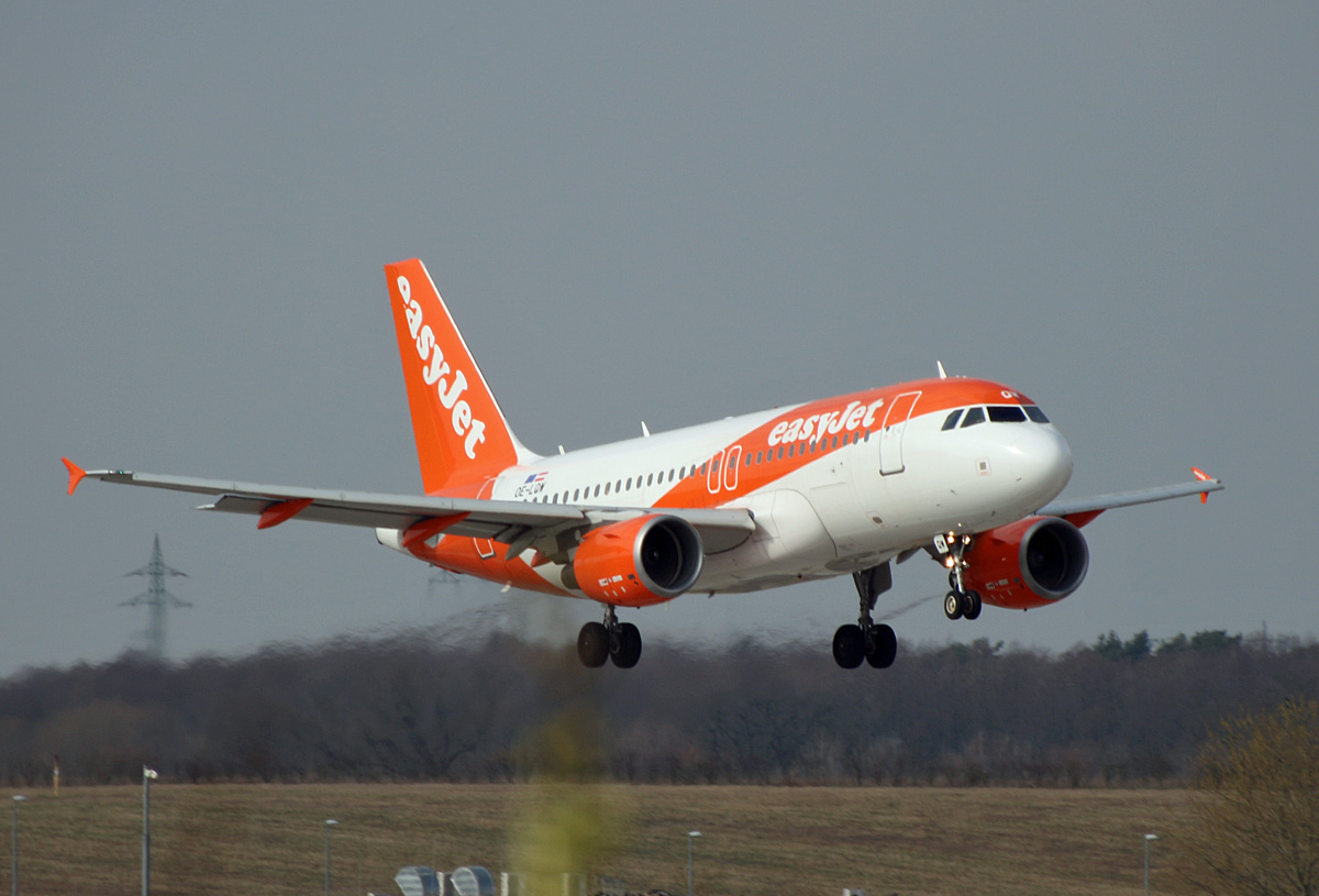 Easyjet Europe, Airbus A 319-111, OE-LQW, BER, 03.03.2024