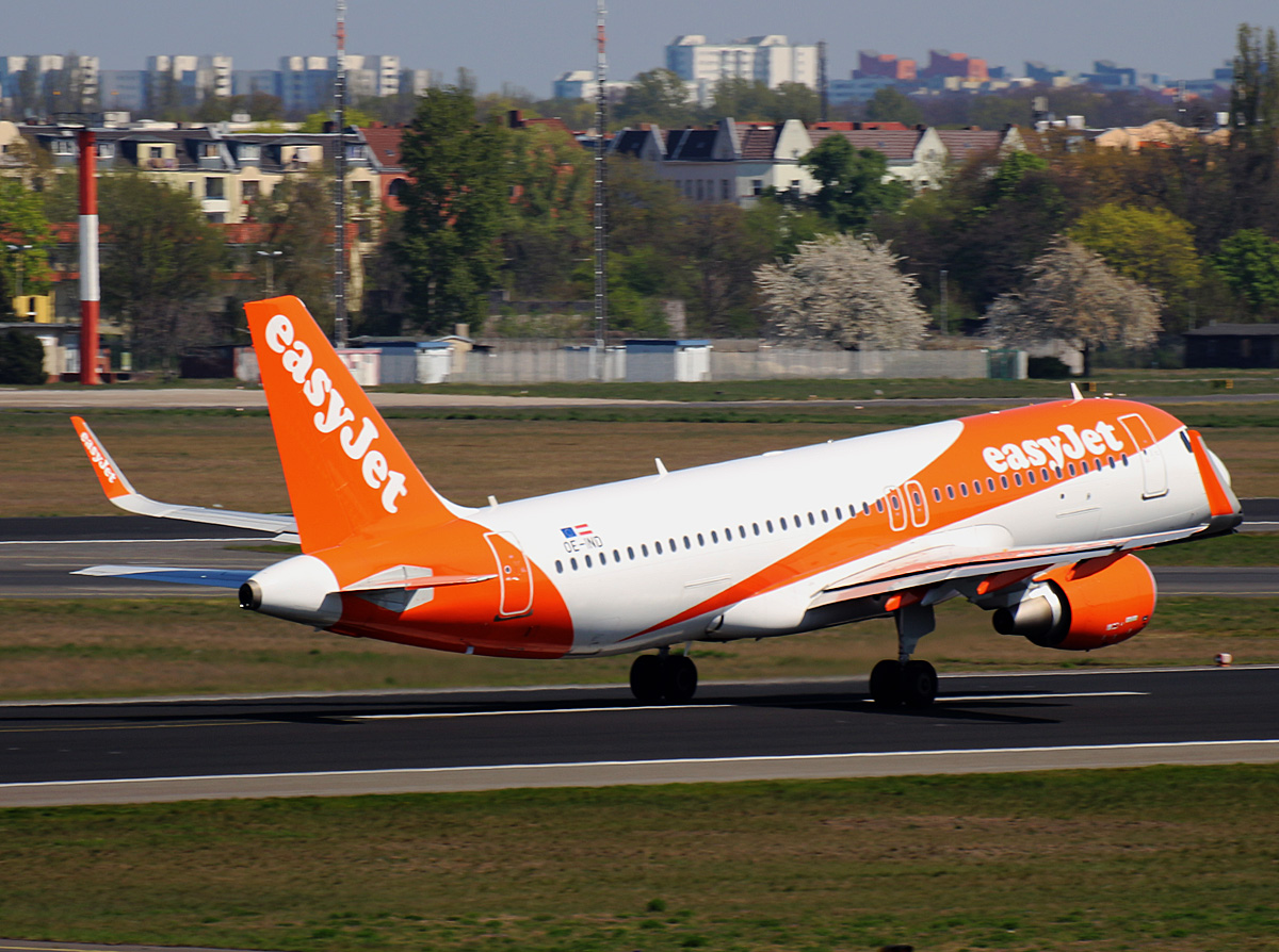 Easyjet Europe, Airbus A 320-214, OE-IND, TXL, 19.04.2019