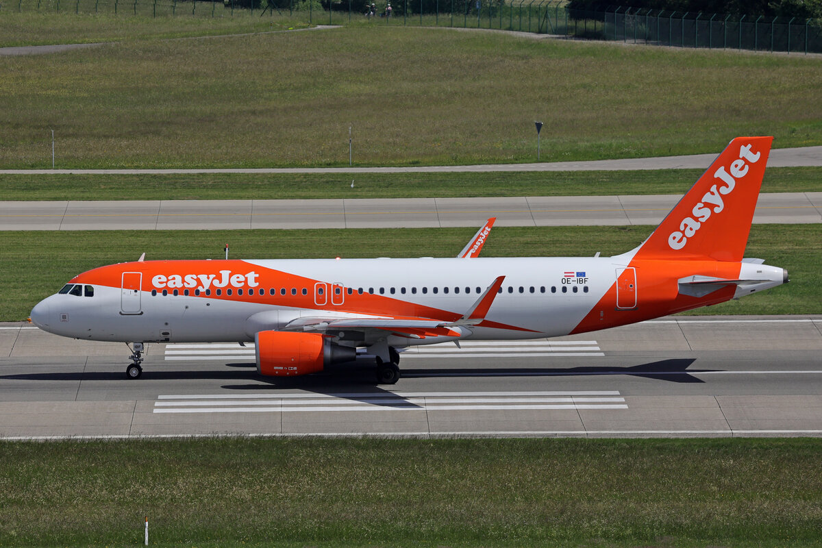 easyjet Europe, OE-IBF, Airbus A320-214, msn: 6447, 25.Mai 2026, ZRH Z�rich, Switzerland.