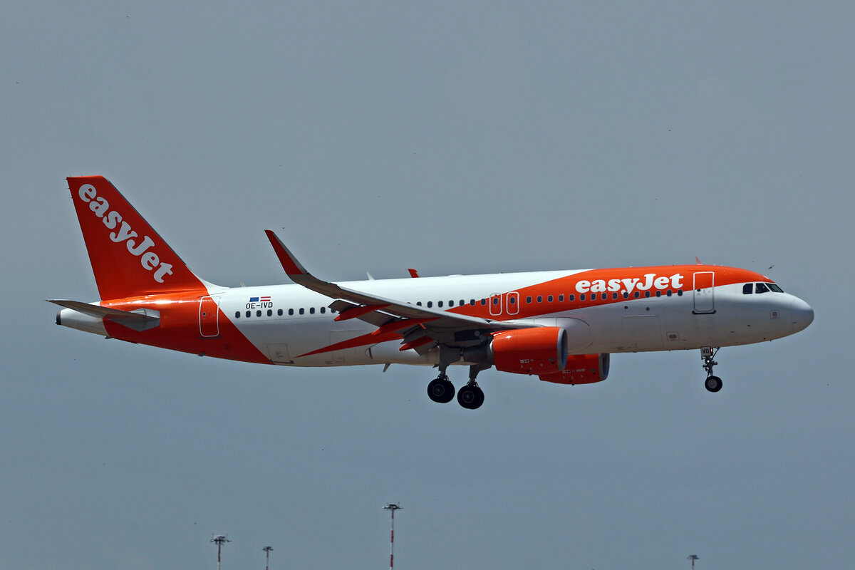 easyJet Europe, OE-IVD, Airbus A320-214, msn: 7183, 02.Juli 2025, MXP Milano Malpensa, Italy.