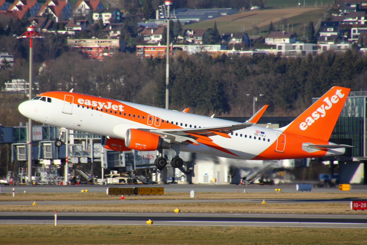 easyJet Europe, OE-IVJ, Airbus A320-214, msn: 5688, 27.Februar 2019, ZRH Zürich, Switzerland.
