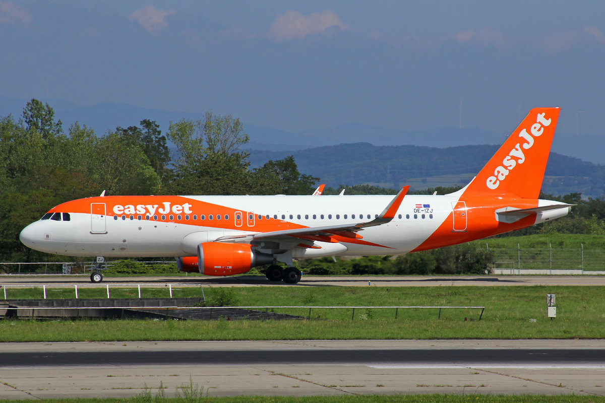 easyJet Europe, OE-IZJ, Airbus A320-214, msn: 6902, 24.August 2019, BSL Basel-M�lhausen, Switzerland.