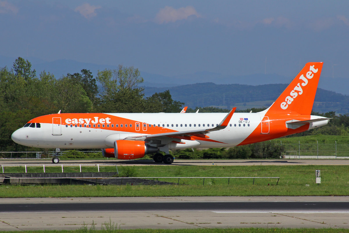 easyJet Europe, OE-IZJ, Airbus A320-214, msn: 6902, 24.August 2019, BSL Basel - Mülhausen, Switzerland