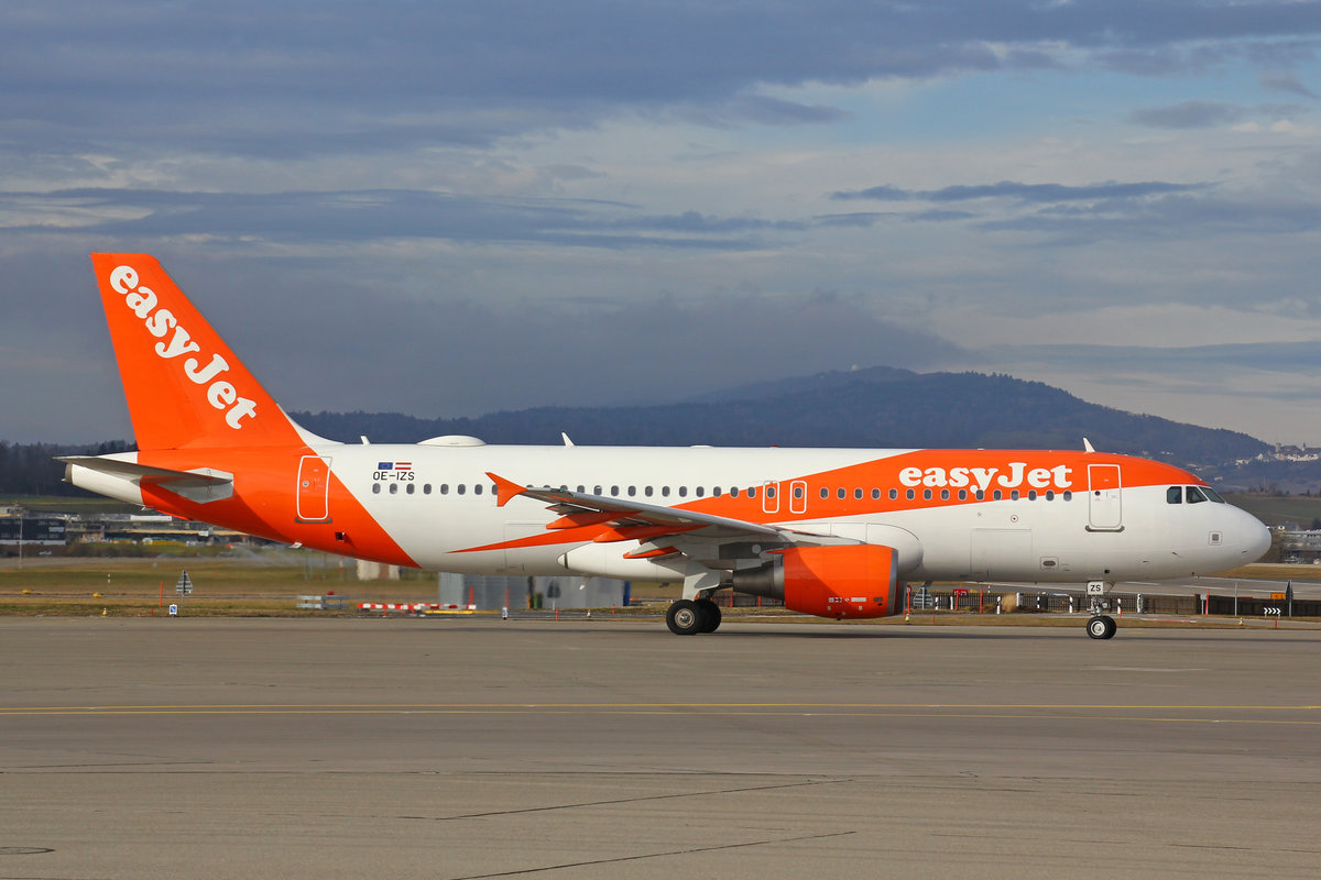 easyJet Europe, OE-IZS, Airbus A320-214, msn: 3945, 01.Februar 2020, ZRH Zürich, Switzerland.