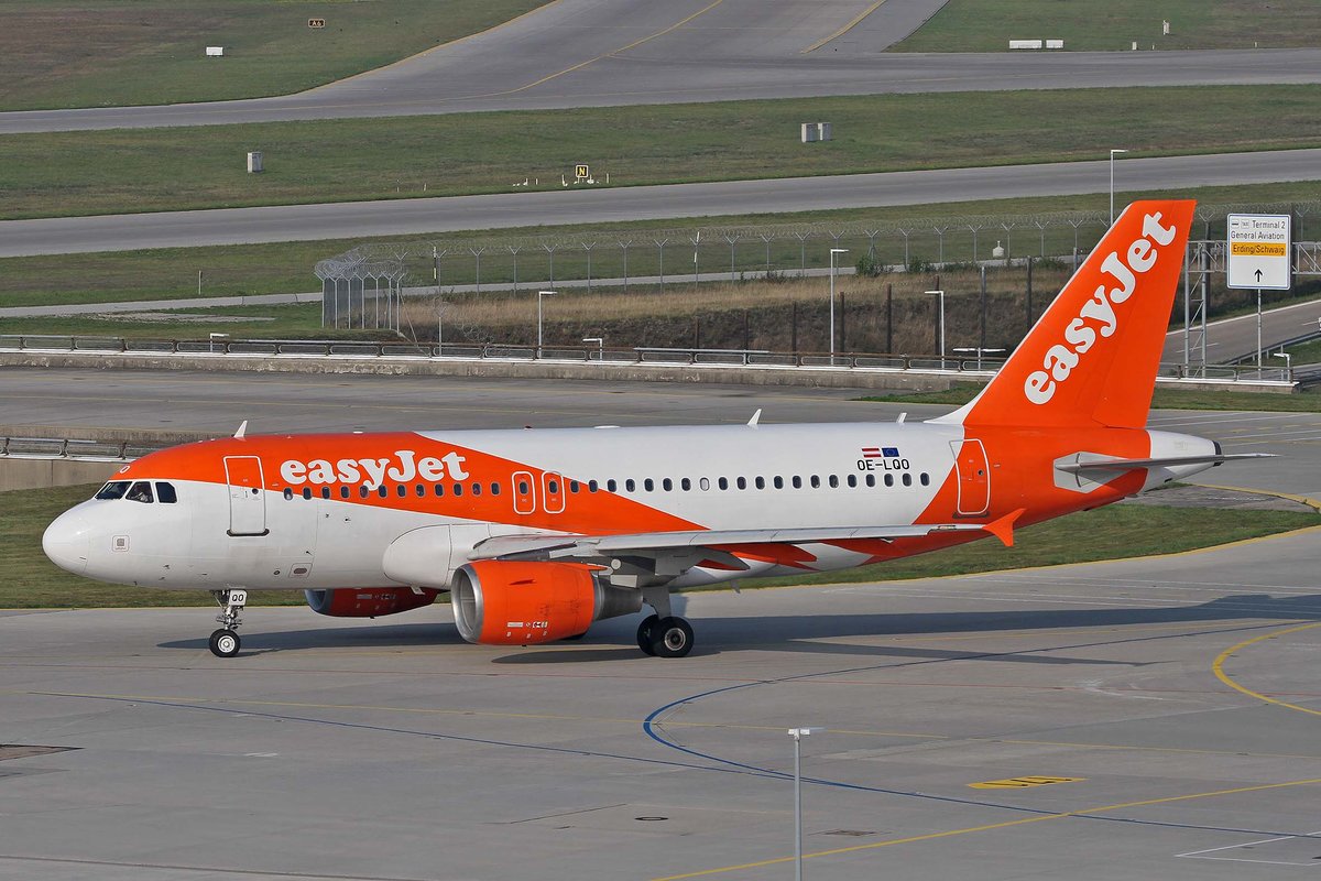 EasyJet Europe, OE-LQO, Airbus, A 319-111, MUC-EDDM, München, 05.09.2018, Germany