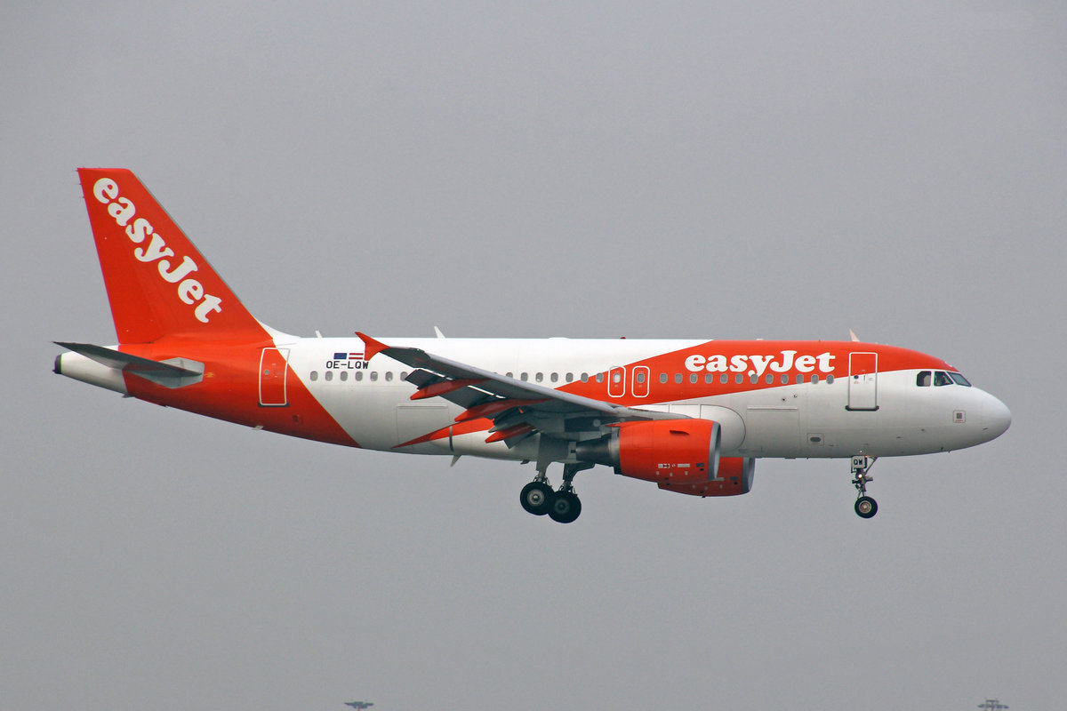 easyJet Europe, OE-LQW, Airbus A319-111, msn: 4129, 16.Oktober 2018, MXP Milano-Malpensa, Italy.