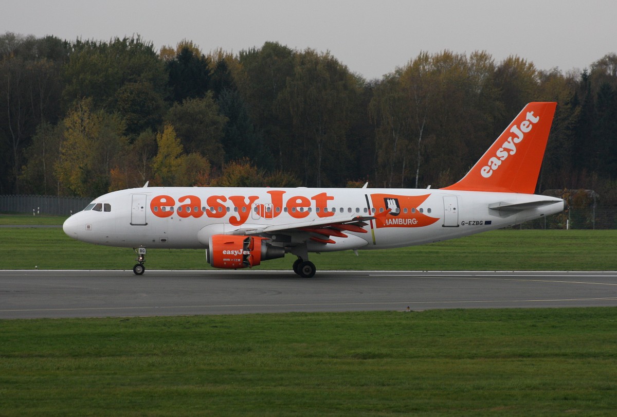 EasyJet, G-EZBG,(c/n 2946),Airbus A 319-111, 02.11.2014,HAM-EDDH, Hamburg, Germany (Hamburg cs.)