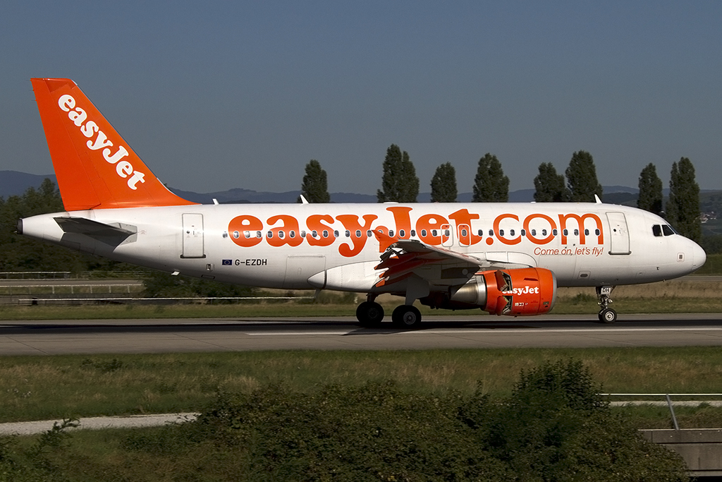 EasyJet, G-EZDH, Airbus, A319-111, 04.09.2013, BSL, Basel, Switzerland 

