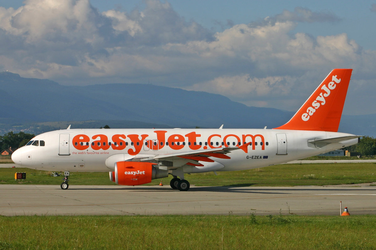 easyJet, G-EZEA, Airbus A319-111, msn: 2119, 02.September 2007, GVA Genève, Switzerland.