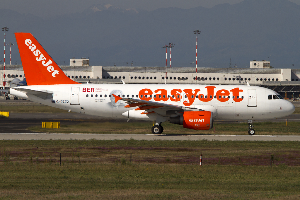 EasyJet, G-EZEZ, Airbus, A319-111, 14.09.2013, MXP, Mailand, Italy 



