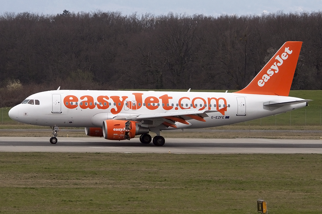 EasyJet, G-EZFE, Airbus, A319-111, 28.03.2015, GVA, Geneve, Switzerland 




