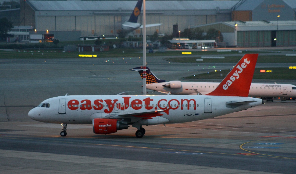 EasyJet, G-EZFJ, (c/n 4040),Airbus A 319-112, 17.10.2014, HAM-EDDH, Hamburg, Germany 