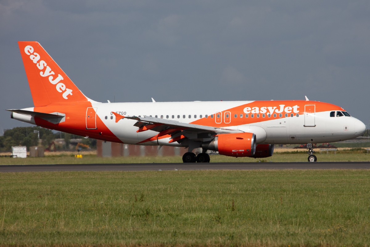 EasyJet, G-EZGO, Airbus, A319-111, 02.07.2023, AMS, Amsterdam, Niederlande