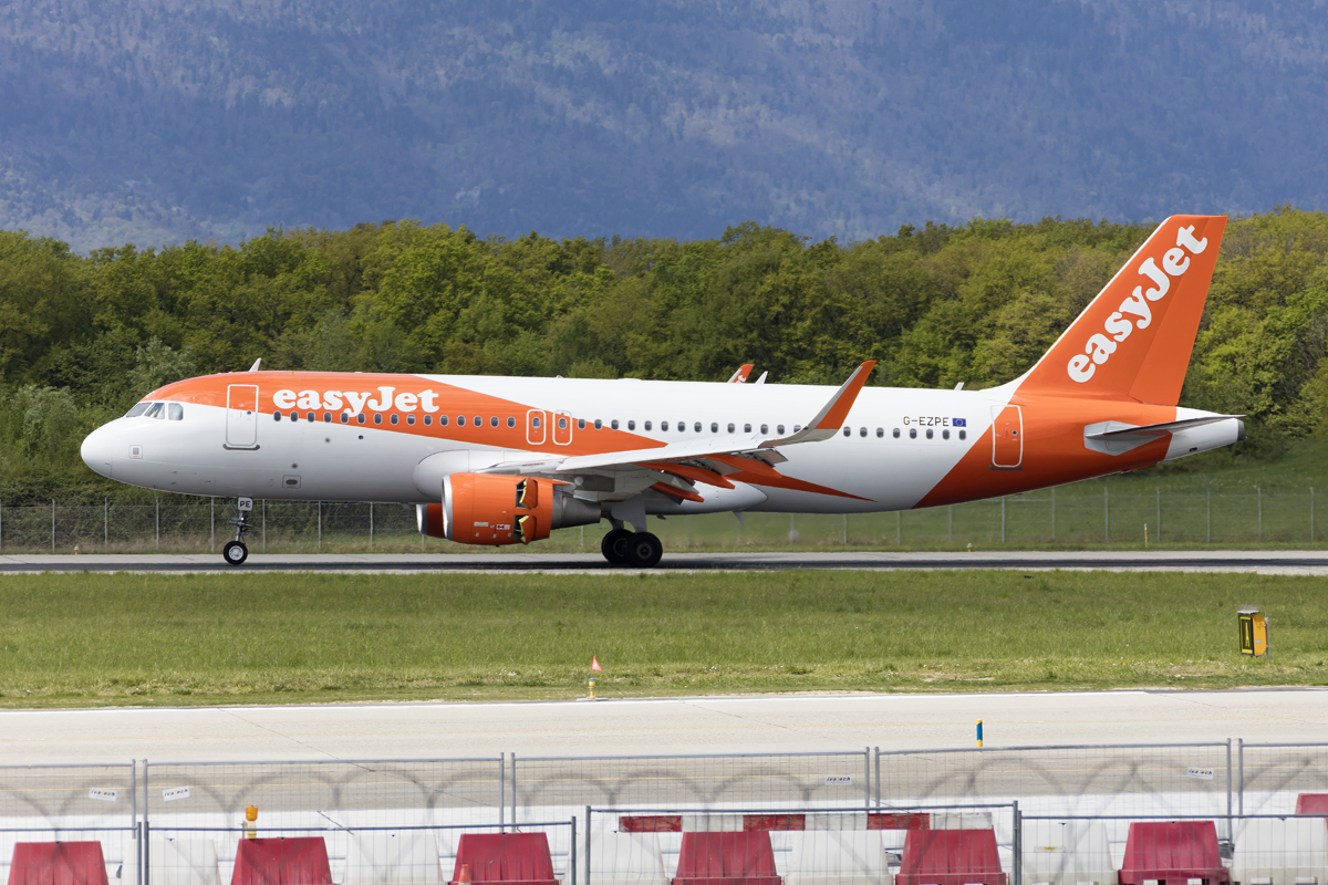 EasyJet, G-EZPE, Airbus, A320-214, 17.04.2017, GVA, Geneve, Switzerland 



