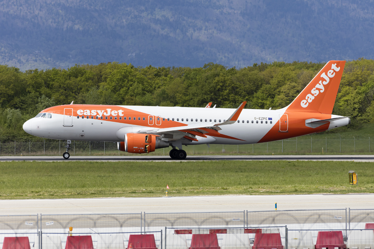 EasyJet, G-EZPE, Airbus, A320-214, 17.04.2017, GVA, Geneve, Switzerland 




