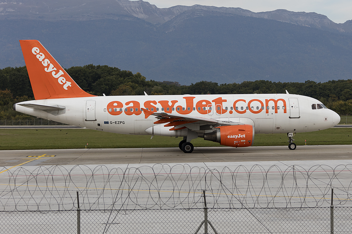 EasyJet, G-EZPG, Airbus, A319-111, 24.09.2017, GVA, Geneve, Switzerland 




