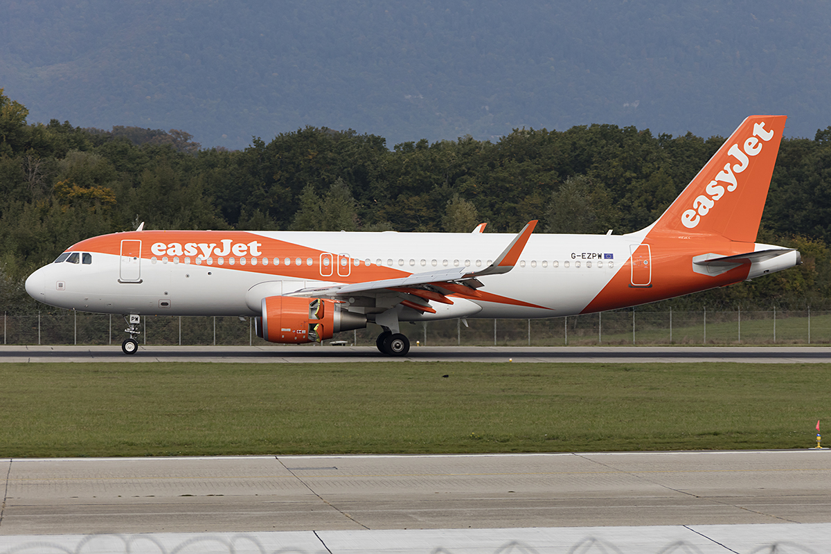 EasyJet, G-EZPW, Airbus, A320-214, 24.09.2017, GVA, Geneve, Switzerland 




