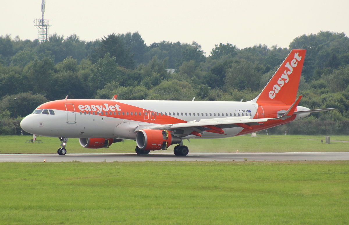 EasyJet, G-EZRJ, MSN 7762, Airbus A 320-214 (SL), 02.08.2017, HAM-EDDH, Hamburg, Germany 