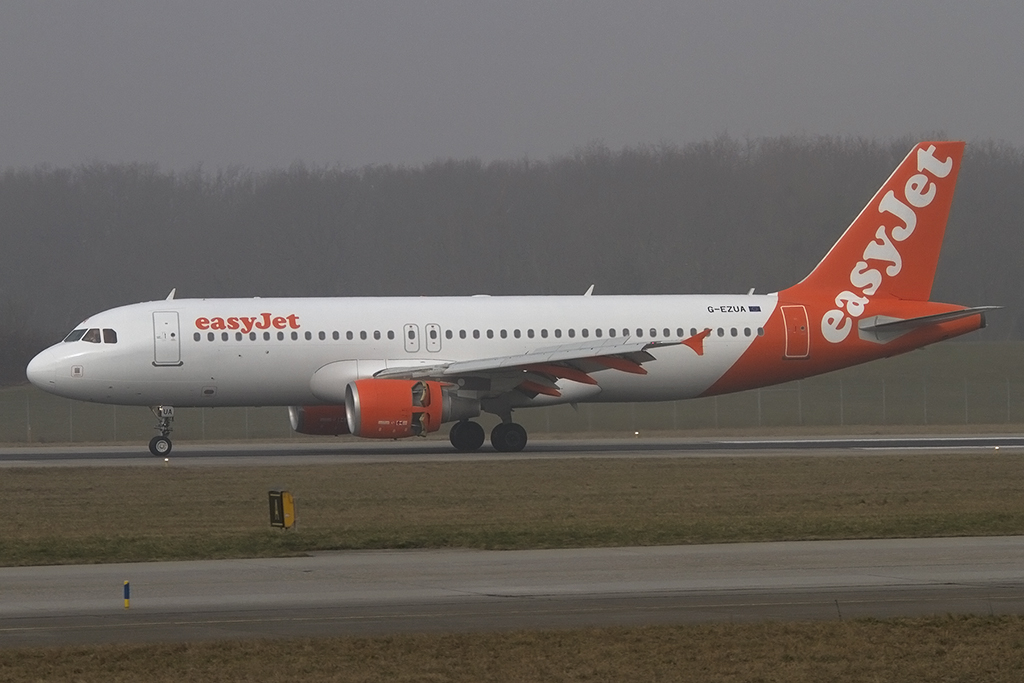 EasyJet, G-EZUA, Airbus, A320-214, 12.02.2015, GVA, Geneve, Switzerland 



