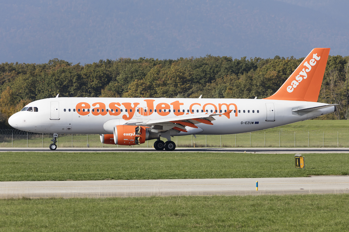 EasyJet, G-EZUW, Airbus, A320-214, 17.10.2015, GVA, Geneve, Switzerland 




