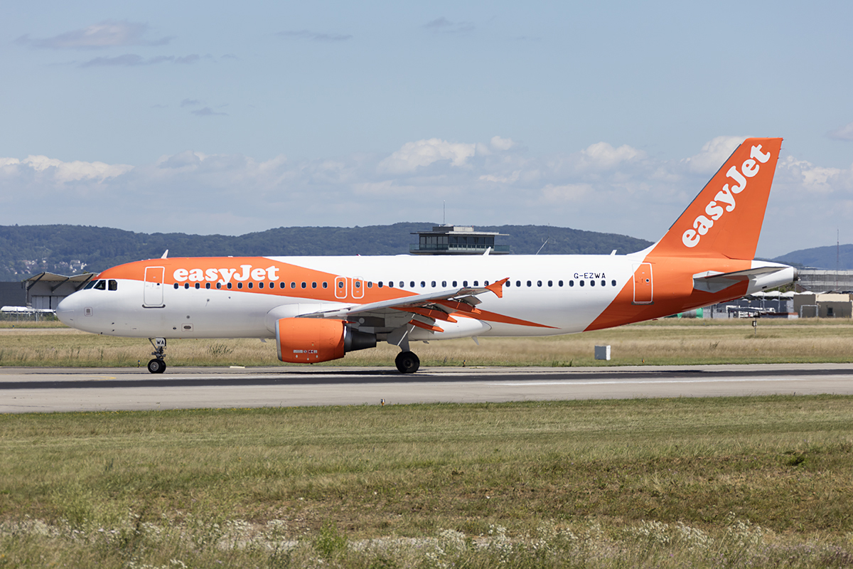 EasyJet, G-EZWA, Airbus, A320-214, 22.06.2018, BSL, Basel, Switzerland



