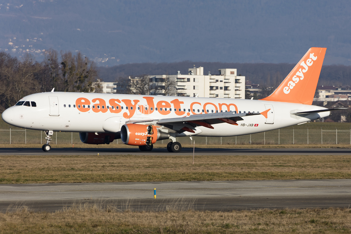 EasyJet, HB-JXB, Airbus, A320-214, 30.01.2016, GVA, Geneve, Switzerland 



