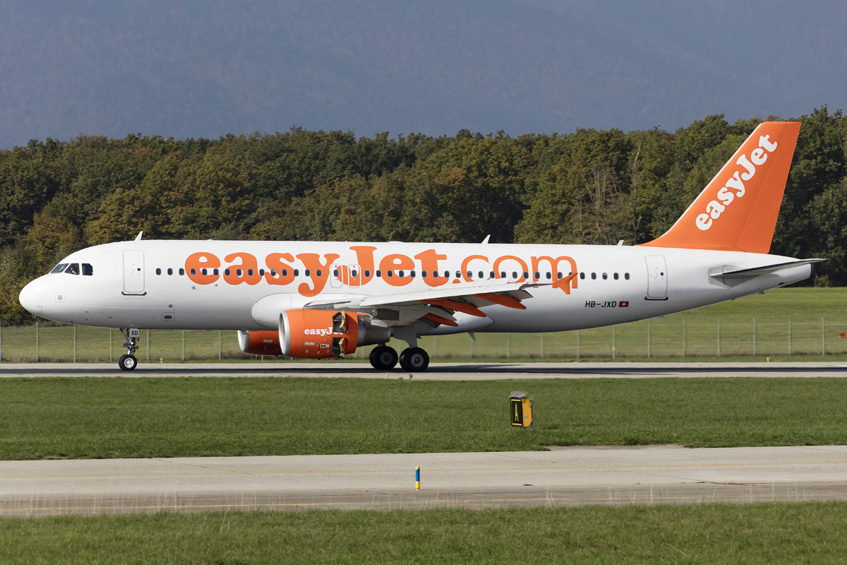 EasyJet, HB-JXD, Airbus, A320-214, 17.10.2015, GVA, Geneve, Switzerland 



