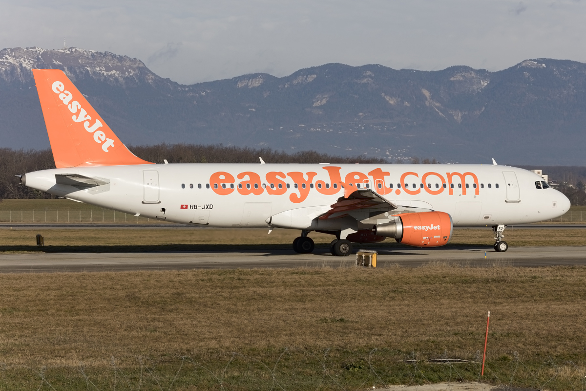 EasyJet, HB-JXD, Airbus, A320-214, 30.01.2016, GVA, Geneve, Switzerland 


