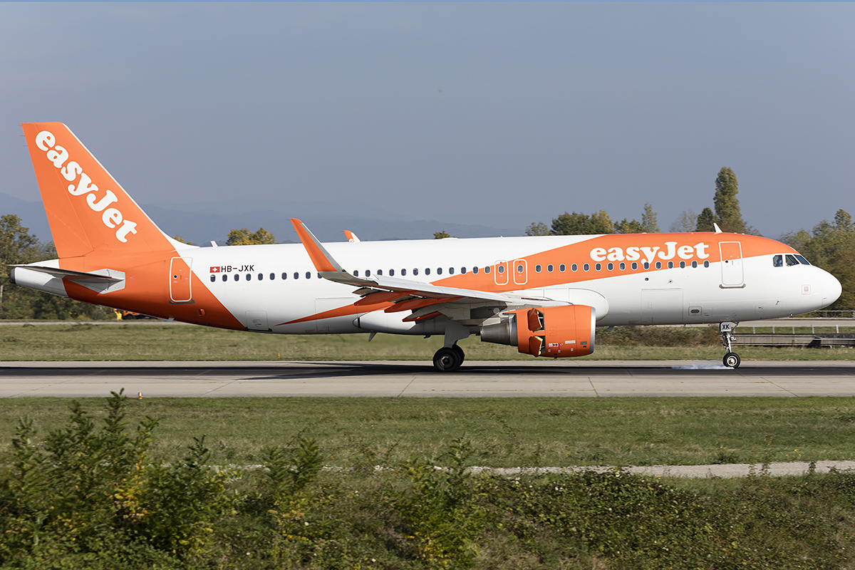 EasyJet, HB-JXK, Airbus, A320-214, 09.10.2018, BSL, Basel, Switzerland 



