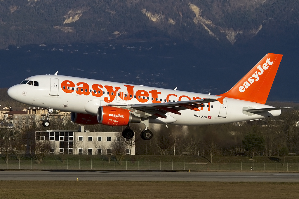 EasyJet, HB-JYB, Airbus, A319-111, 13.01.2015, GVA, Geneve, Switzerland 



