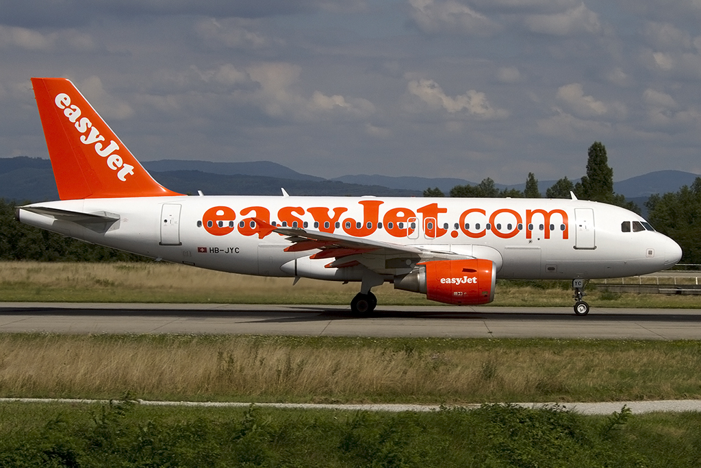 EasyJet, HB-JYC, Airbus, A320-214, 14.08.2013, BSL, Basel, Switzerland 




