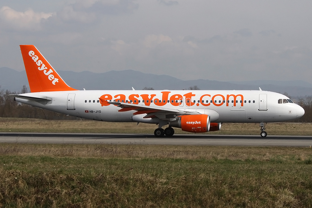 EasyJet, HB-JYD, Airbus, A320-214, 24.03.2015, BSL, Basel, Switzerland 



