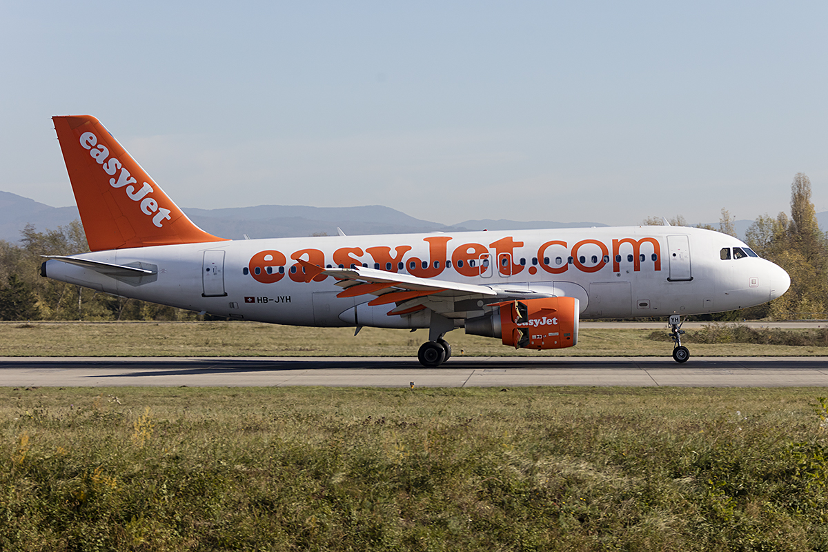 EasyJet, HB-JYH, Airbus, A319-111, 31.10.2017, BSL, Basel, Switzerland 


