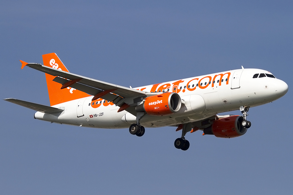 EasyJet, HB-JZF, Airbus, A319-111, 31.08.2013, GVA, Geneve, Switzerland 


