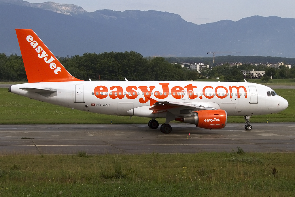 EasyJet, HB-JZJ, Airbus, A319-111, 10.08.2014, GVA, Geneve, Switzerland 


