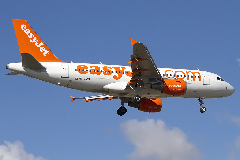 EasyJet, HB-JZU, Airbus, A319-111, 02.03.2014, GVA, Geneve, Switzerland 





