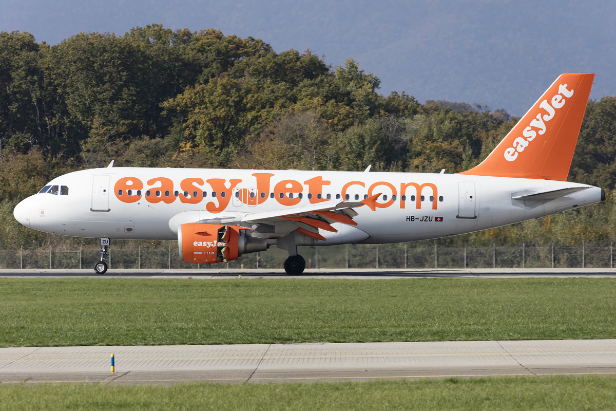EasyJet, HB-JZU, Airbus, A319-111, 17.10.2015, GVA, Geneve, Switzerland 




