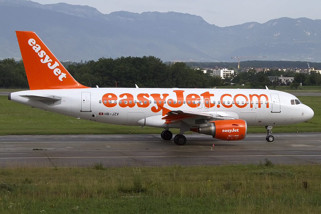 EasyJet, HB-JZV, Airbus, A319-111, 10.08.2014, GVA, Geneve, Switzerland 



