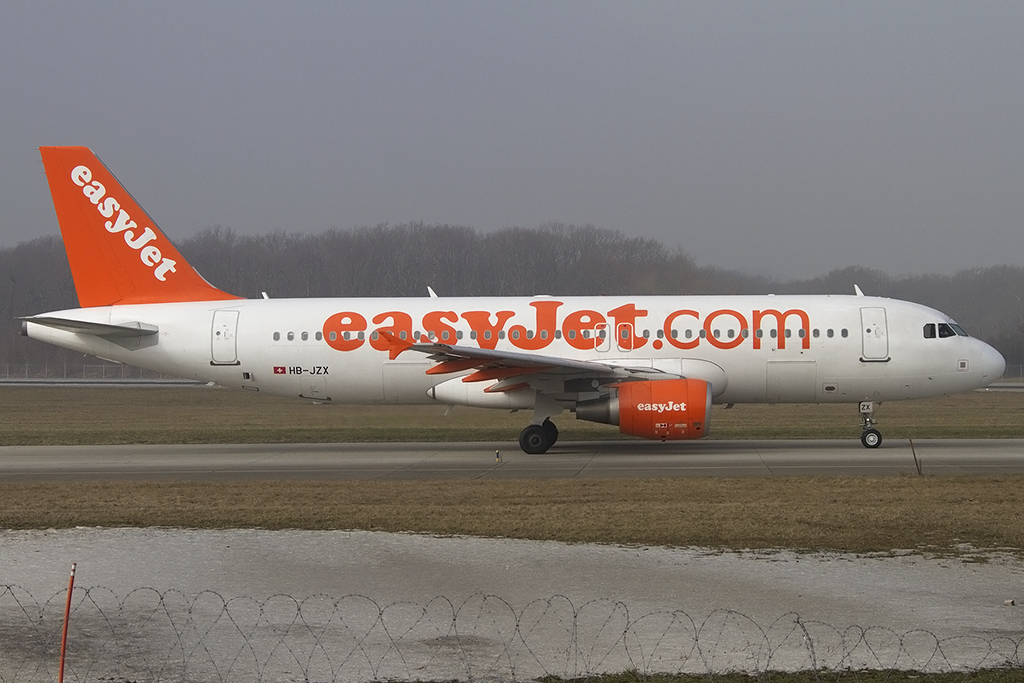 EasyJet, HB-JZX, Airbus, A320-214, 12.02.2015, GVA, Geneve, Switzerland 



