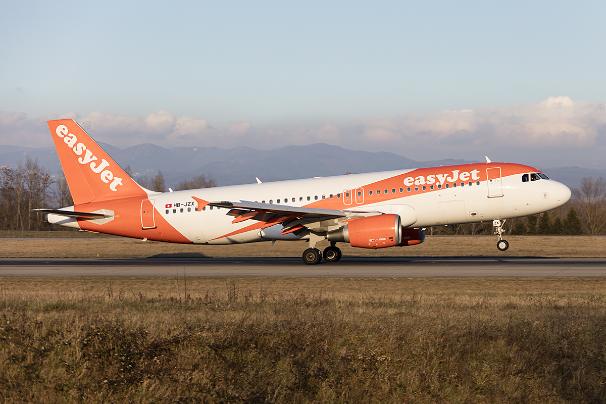 EasyJet, HB-JZX, Airbus, A320-214, 14.02.2018, BSL, Basel, Switzerland 


