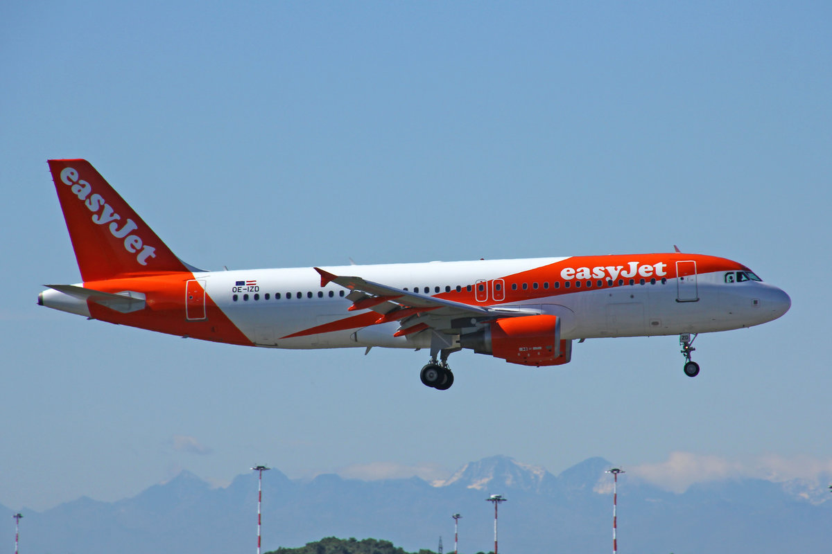 easyJet, OE-IZD, Airbus A320-214, msn: 4581, 28.September 2020, MXP Milano-Malpensa, Italy.