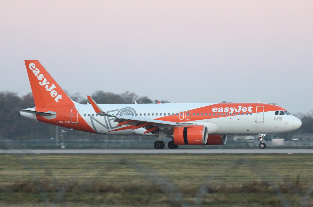 Easyjet Switzerland, Airbus A 320-251N, HB-AYO, BER, 07.11.2025
