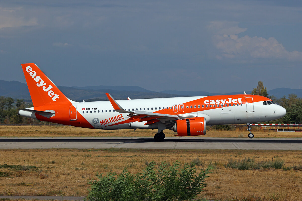 easyJet Switzerland, HB-AYM, Airbus A320-251N, msn: 9171,  Mulhouse , 15.August 2026, BSL Basel - M�lhausen, Switzerland.
