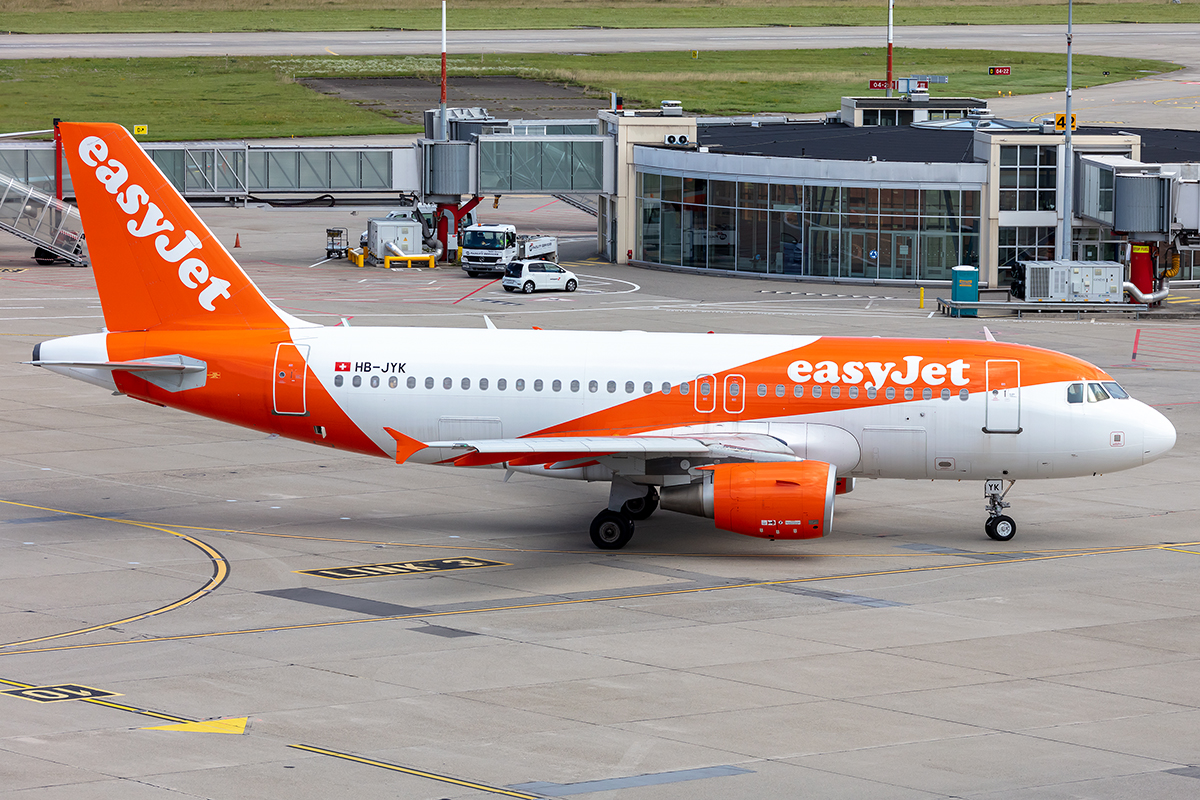 EasyJet Switzerland, HB-JYK, Airbus, A319-111, 06.08.2021, GVA, Geneve, Switzerland