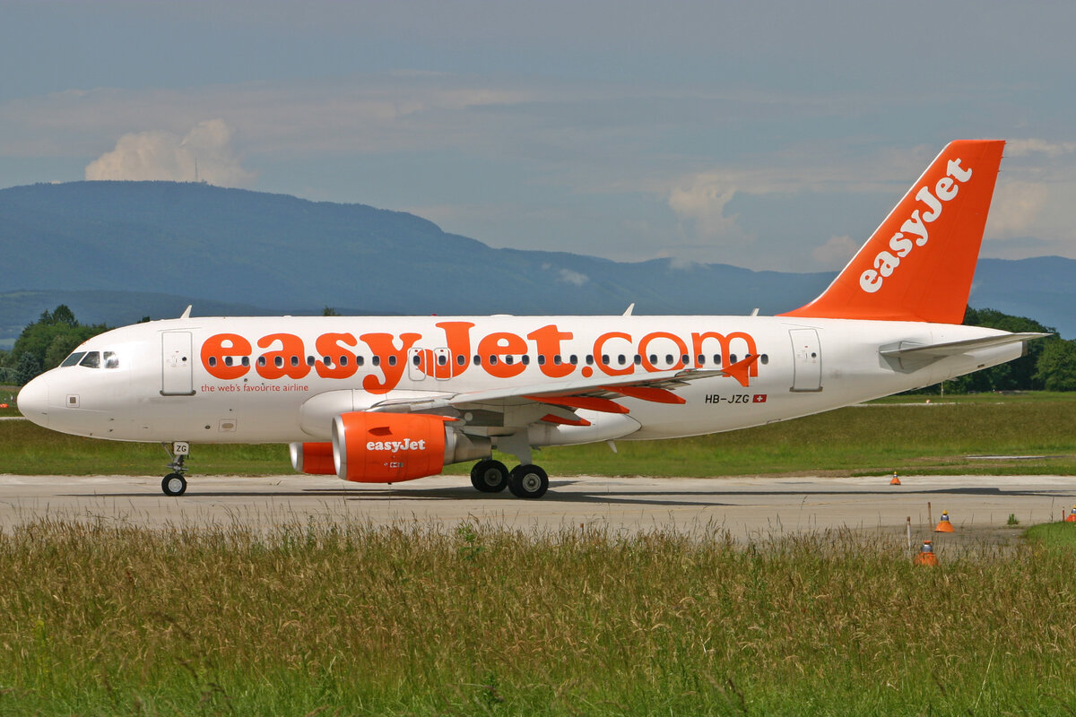 easyJet Switzerland, HB-JZG, Airbus A319-111, msn: 2196, 11.Juni 2008, GVA Genève, Switzerland.