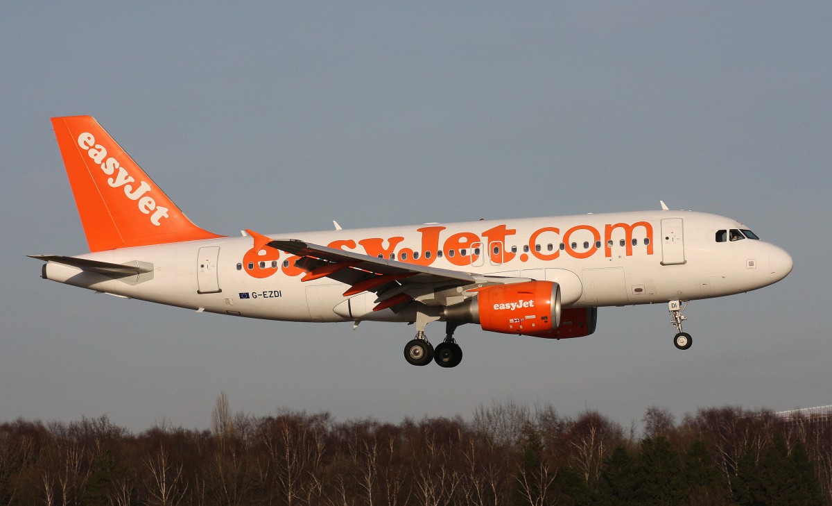 EasyJet,G-EZDI,(c/n3537),Airbus A319-111,23.02.2014,HAM-EDDH,Hamburg,Germany