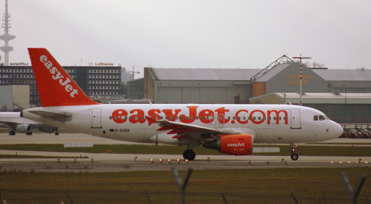 EasyJet,G-EZEB,(c/n2120),Airbus A319-111,22.12.2013,HAM-EDDH,Hamburg,Germany