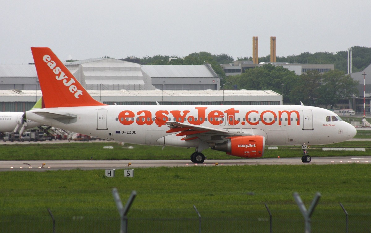 EasyJet,G-EZGD,(c/n 2946),Airbus A319-111,11.05.2014,HAM-EDDH,Hamburg,Germany(cs GALA PIRANI)