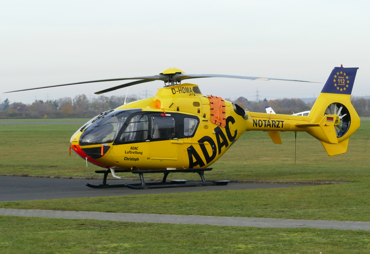 EC 135P-2, D-HDMA, ADAC am Flugplatz Bonn-Hangelar - 24.11.2019
