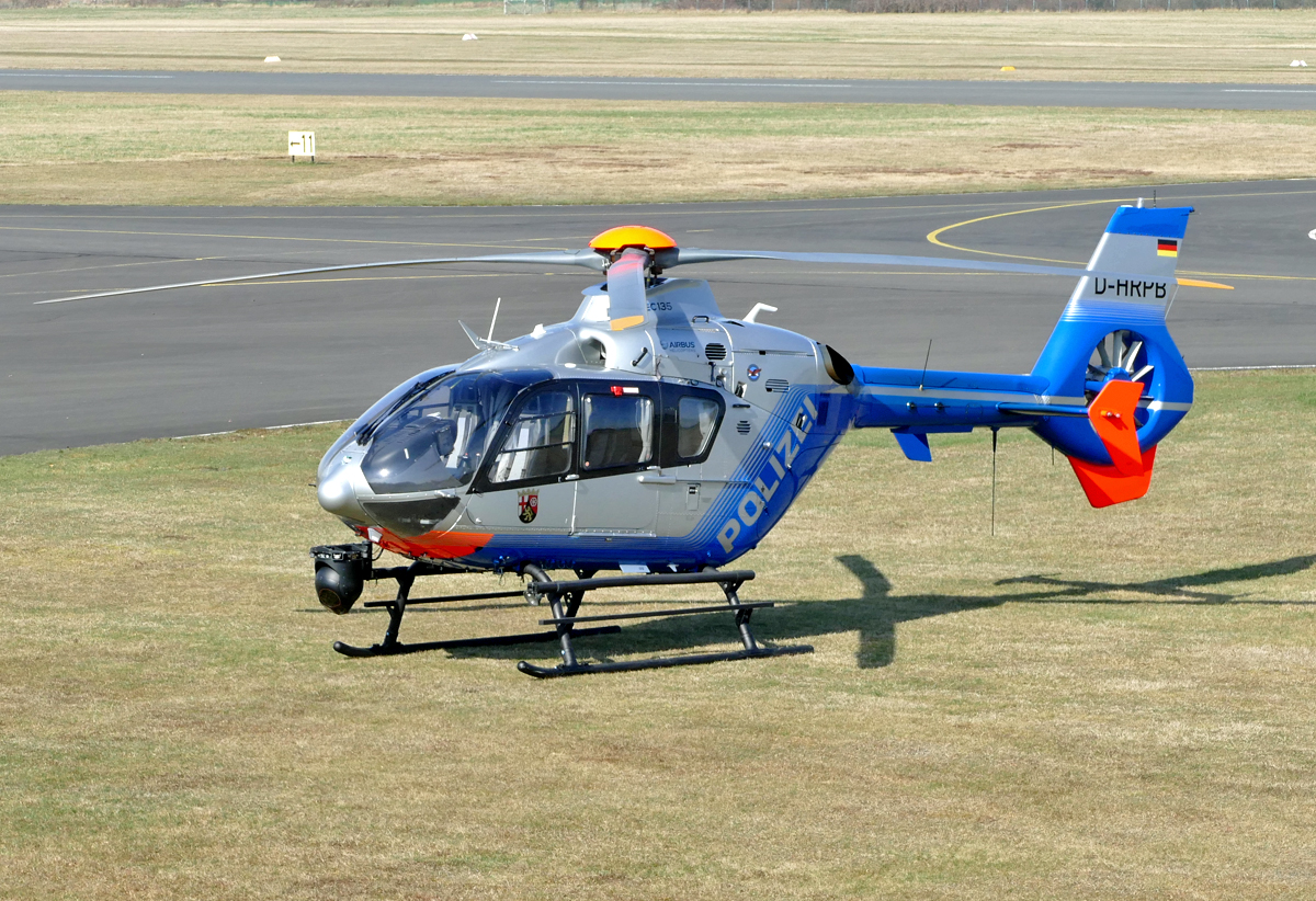 EC 135P-2 D-HRPB, Polizei Rheinland-Pfalz in EDKB - 13.03.2017